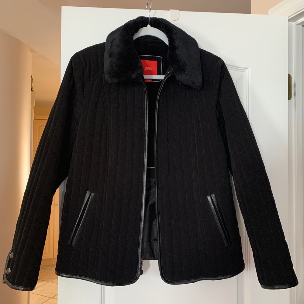 Esprit Quilted Jacket Sz L